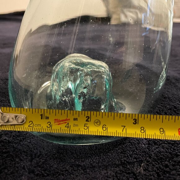 Set of Hand Blown molten glass with organic / odd shapes - Terrarium / Planters - Picture 5 of 7